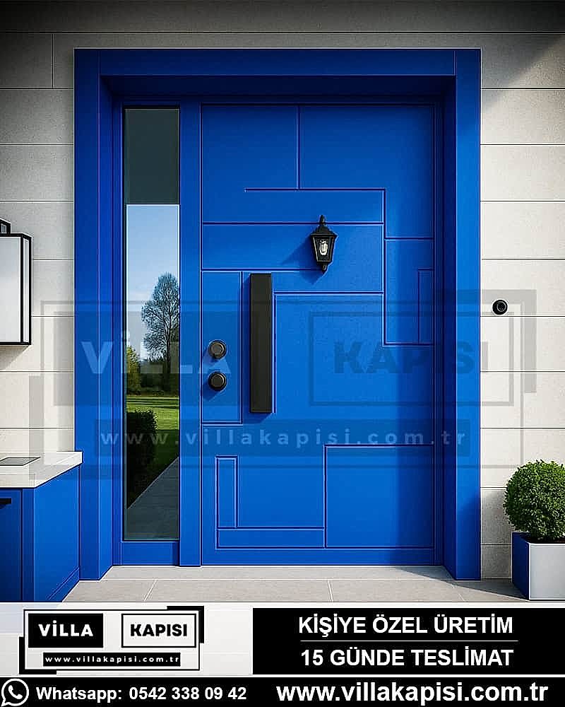 oslo-villa-kapisi-mavi-navy-villa-kapilari
