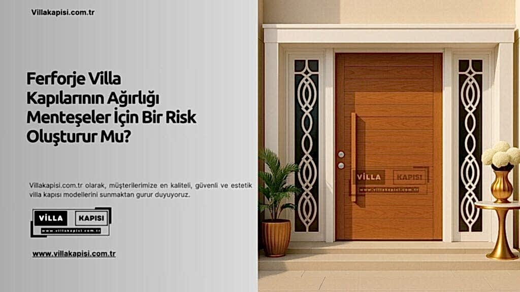 Ferforje Villa Kapısı Ağırlığı Menteşe İçin Risk Mi? 3 Ferforje Villa Kapılarının Ağırlığı Menteşeler İçin Bir Risk Oluşturur Mu?