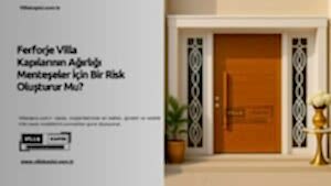 Ferforje Villa Kapısı Ağırlığı Menteşe İçin Risk Mi? 95 Ferforje Villa Kapılarının Ağırlığı Menteşeler İçin Bir Risk Oluşturur Mu?