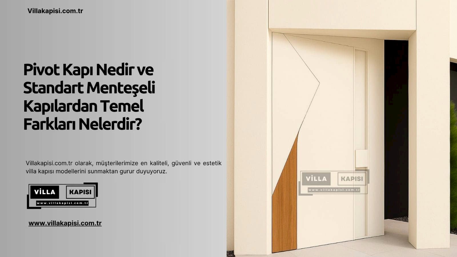 Pivot Kapı Nedir? Standart Menteşeli Kapılardan 8 Temel Farkı 2 Pivot Kapı Nedir Ve Standart Menteşeli Kapılardan Temel Farkları Nelerdir?