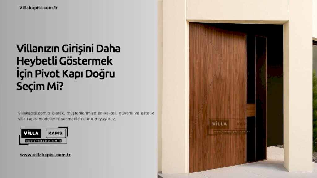 Heybetli Bir Villa Girişi İçin Pivot Kapı Doğru Seçim Mi 1 Heybetli Bir Villa Girişi İçin Pivot Kapı Doğru Seçim Mi