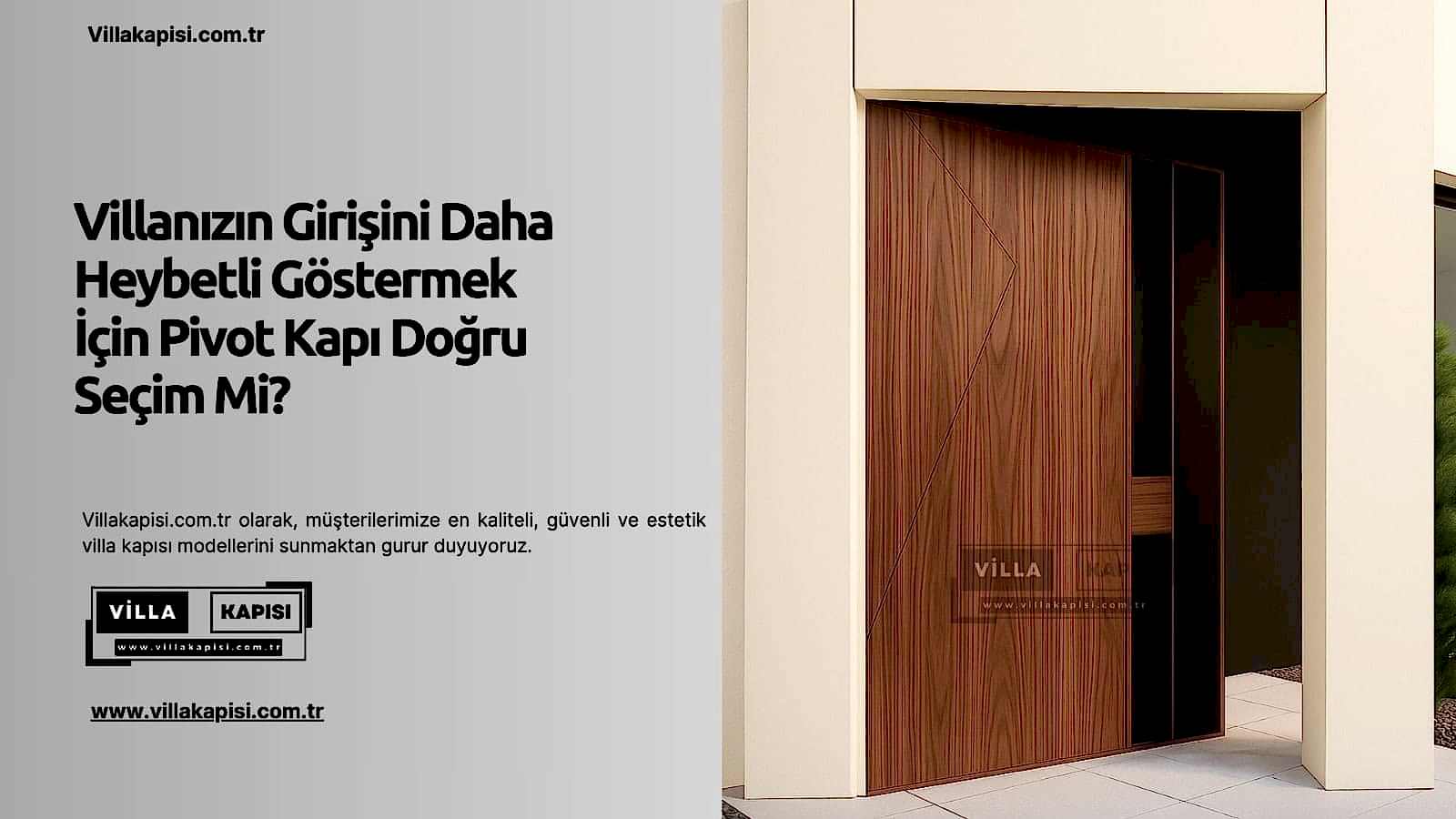 Heybetli Bir Villa Girişi İçin Pivot Kapı Doğru Seçim Mi 2 Heybetli Bir Villa Girişi İçin Pivot Kapı Doğru Seçim Mi