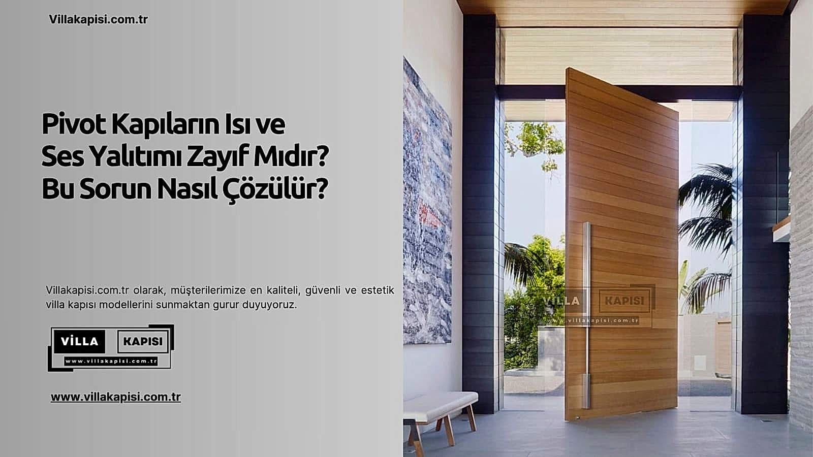 Pivot Kapı Yalıtımı Zayıf Mı? Isı Ve Ses Sorununu Çözen 5 Teknoloji 2 Pivot Kapıların Isı Ve Ses Yalıtımı Zayıf Mıdır? Bu Sorun Nasıl Çözülür?