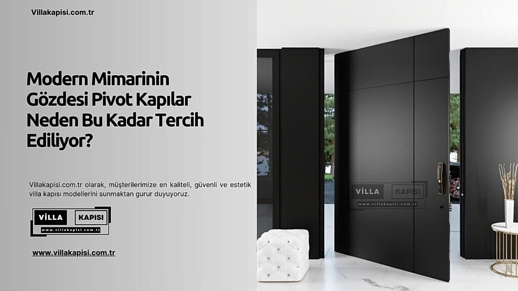 Modern Mimarinin Gözdesi Pivot Kapılar Neden Bu Kadar Tercih Ediliyor? 1 Modern Mimarinin Gözdesi Pivot Kapılar Neden Bu Kadar Tercih Ediliyor?