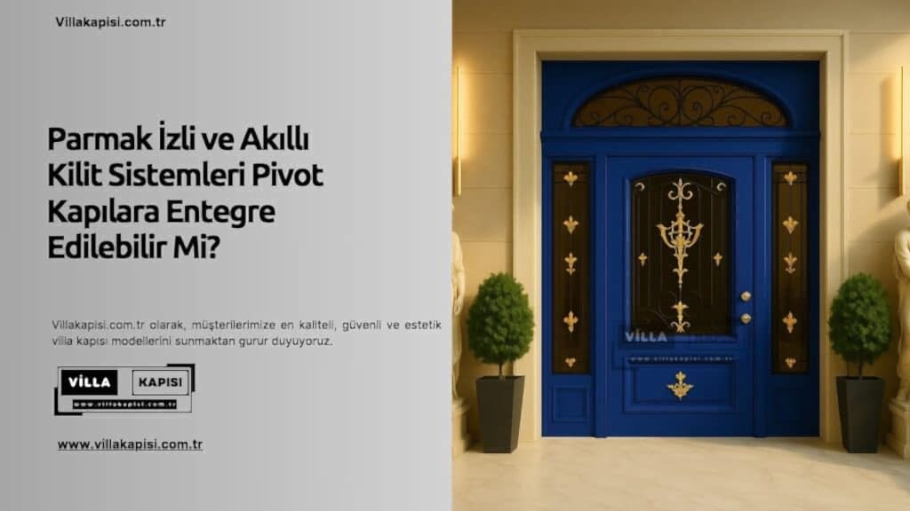 Parmak İzli Ve Akıllı Kilit Sistemleri Pivot Kapılara Entegre Edilebilir Mi? 1 Parmak İzli Ve Akıllı Kilit Sistemleri Pivot Kapılara Entegre Edilebilir Mi?