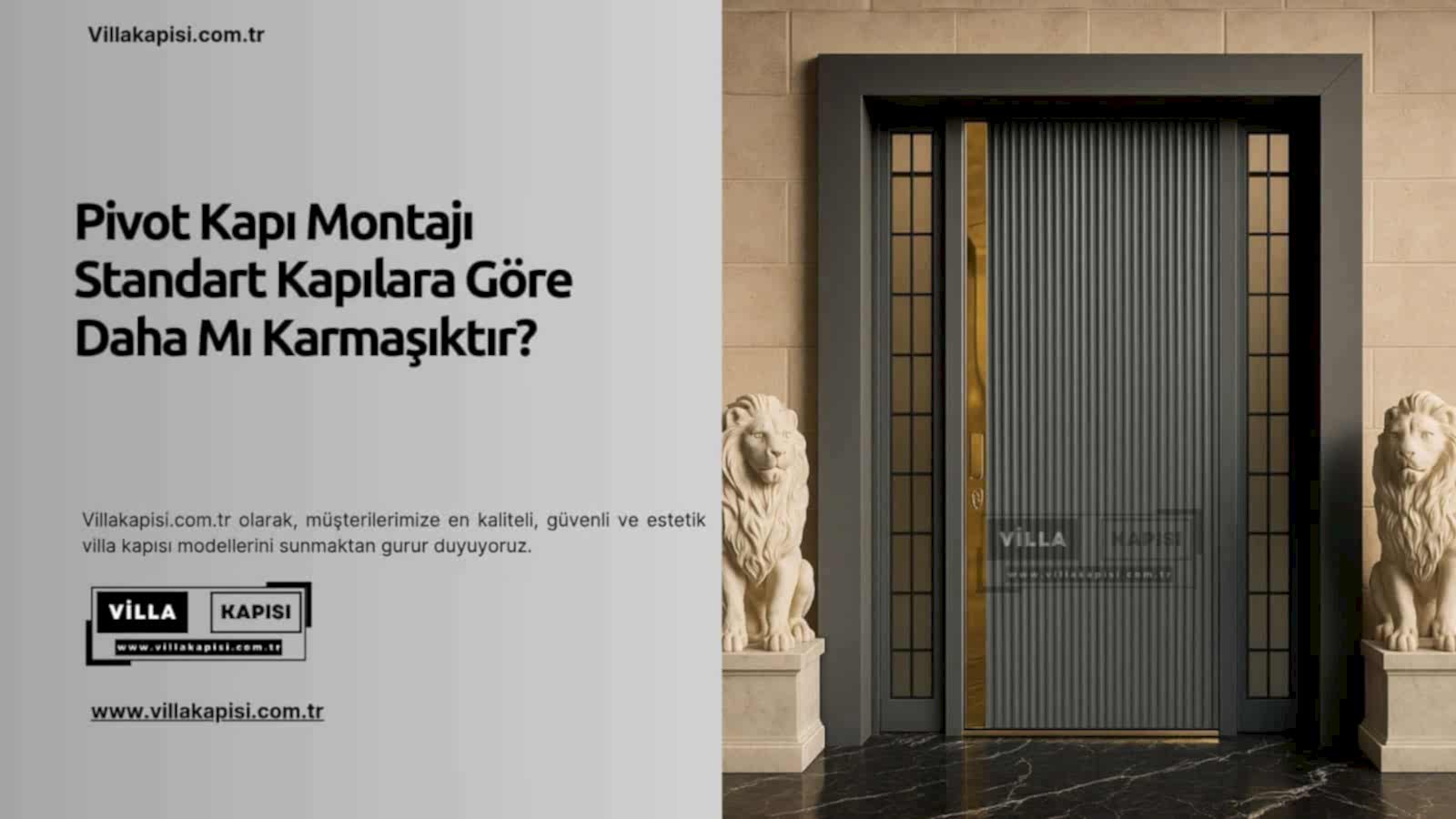 Pivot Kapı Montajı Standart Kapılara Göre Daha Mı Karmaşıktır? 2 Pivot Kapı Montajı Standart Kapılara Göre Daha Mı Karmaşıktır?