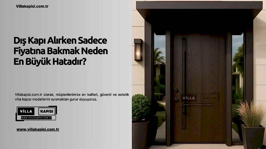 Dış Kapı Alırken Sadece Fiyatına Bakmak Neden En Büyük Hatadır? 1 Dış Kapı Alırken Sadece Fiyatına Bakmak Neden En Büyük Hatadır?