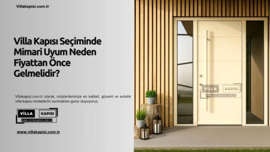 Villa Kapısı Seçiminde Mimari Uyum Neden Fiyattan Önce Gelmelidir? 1 Villa Kapısı Seçiminde Mimari Uyum Neden Fiyattan Önce Gelmelidir?