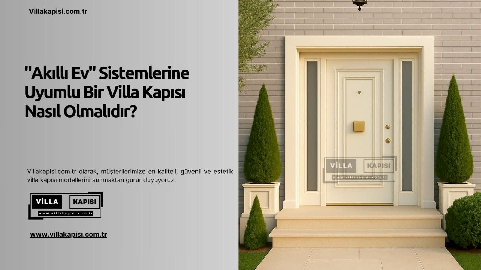 &Quot;Akıllı Ev&Quot; Sistemlerine Uyumlu Bir Villa Kapısı Nasıl Olmalıdır? 2 &Quot;Akıllı Ev&Quot; Sistemlerine Uyumlu Bir Villa Kapısı Nasıl Olmalıdır?