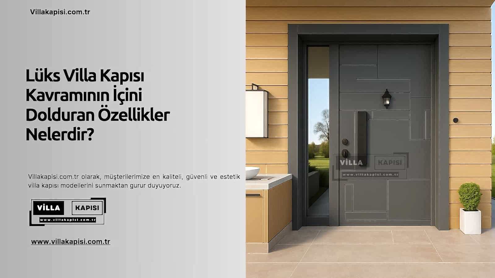 Lüks Villa Kapısı Kavramının İçini Dolduran Özellikler Nelerdir? 2 Lüks Villa Kapısı Kavramının İçini Dolduran Özellikler Nelerdir?