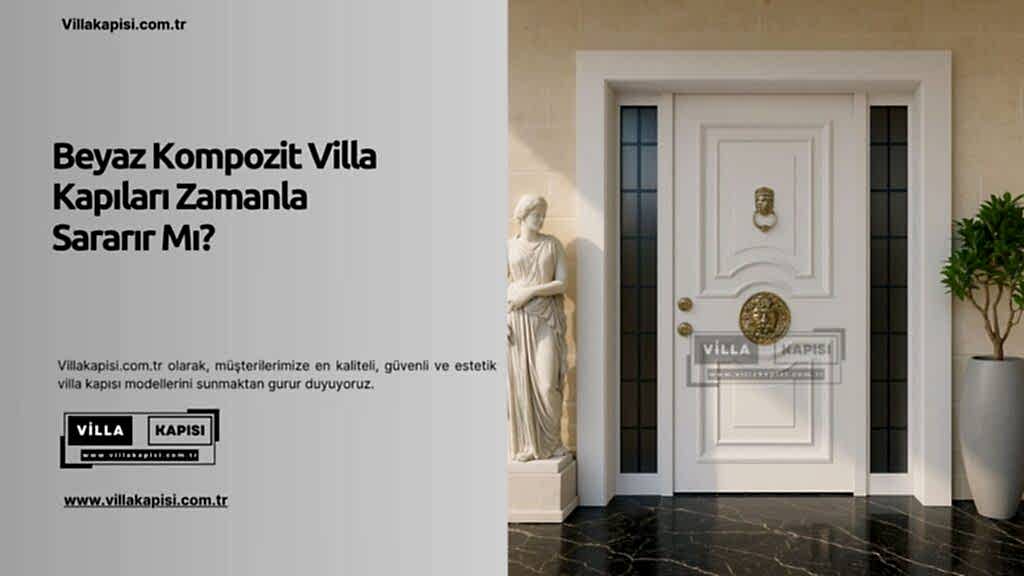 Beyaz Kompozit Villa Kapıları Zamanla Sararır Mı? 1 Beyaz Kompozit Villa Kapıları Zamanla Sararır Mı?