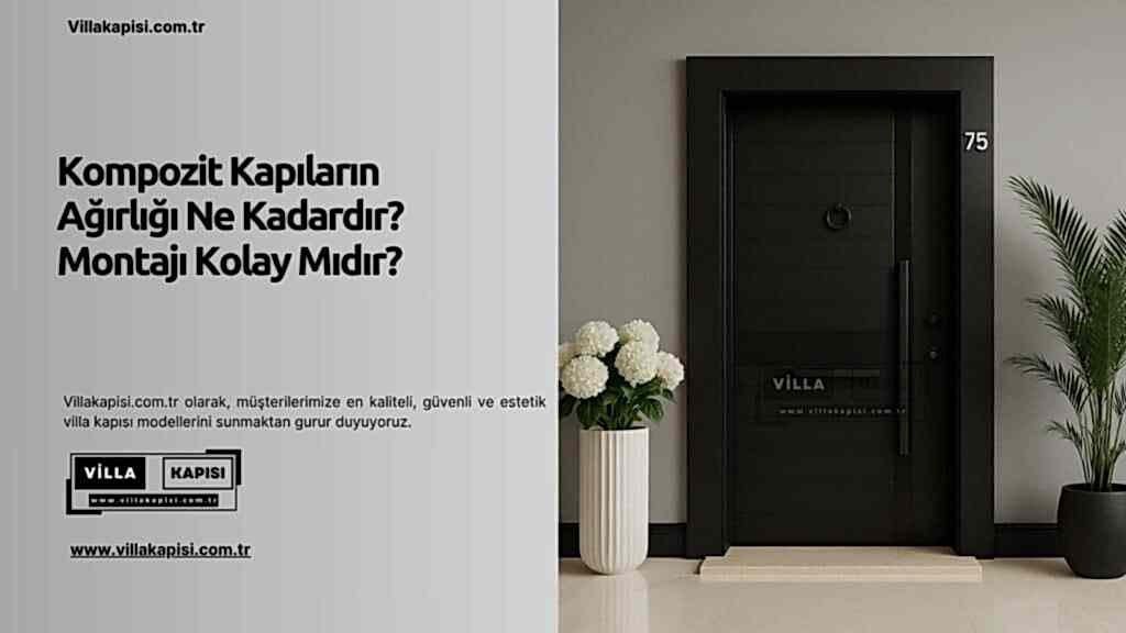 Kompozit Kapıların Ağırlığı Ne Kadardır? Montajı Kolay Mıdır? 1 Kompozit Kapıların Ağırlığı Ne Kadardır? Montajı Kolay Mıdır?