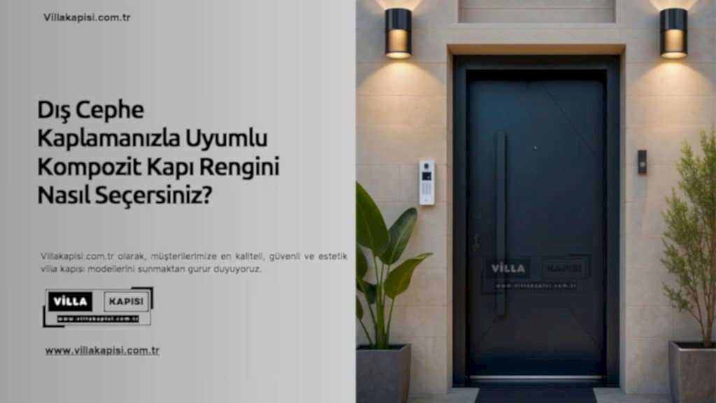 Dış Cephe Kaplamanızla Uyumlu Kompozit Kapı Rengini Nasıl Seçersiniz? 1 Dış Cephe Kaplamanızla Uyumlu Kompozit Kapı Rengini Nasıl Seçersiniz?