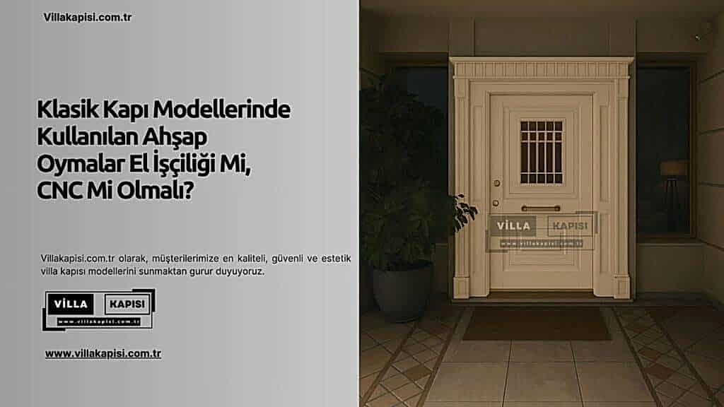 Klasik Kapı Modellerinde Kullanılan Ahşap Oymalar El İşçiliği Mi, Cnc Mi Olmalı? 1 Klasik Kapı Modellerinde Kullanılan Ahşap Oymalar El İşçiliği Mi, Cnc Mi Olmalı?