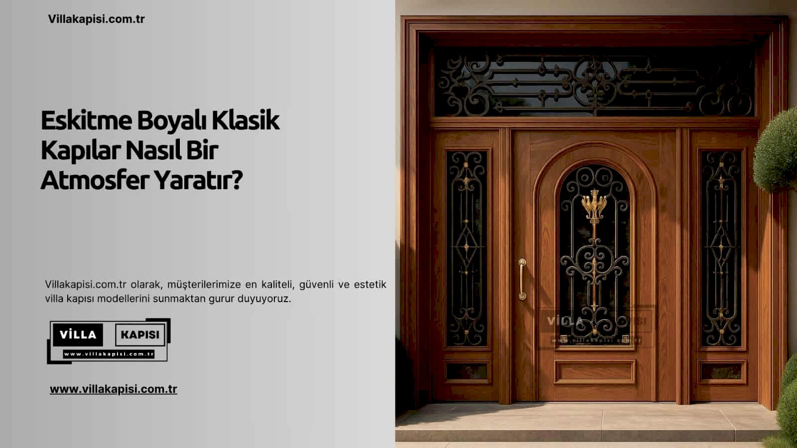 Eskitme Boyalı Klasik Kapılar Nasıl Bir Atmosfer Yaratır? 2 Eskitme Boyalı Klasik Kapılar Nasıl Bir Atmosfer Yaratır?