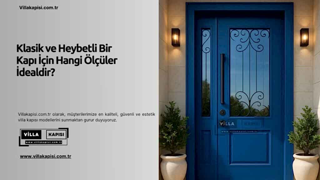 Klasik Ve Heybetli Bir Kapı İçin Hangi Ölçüler İdealdir? 1 Klasik Ve Heybetli Bir Kapı İçin Hangi Ölçüler İdealdir?