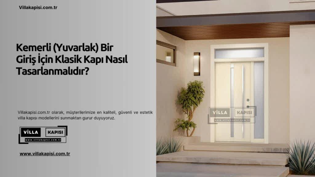 Kemerli (Yuvarlak) Bir Giriş İçin Klasik Kapı Nasıl Tasarlanmalıdır? 1 Kemerli (Yuvarlak) Bir Giriş İçin Klasik Kapı Nasıl Tasarlanmalıdır?