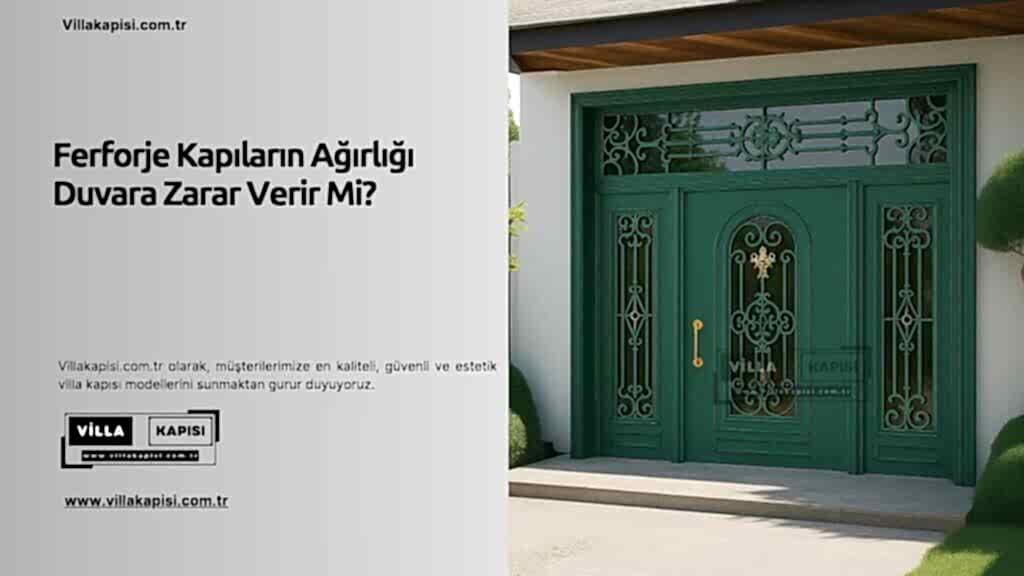 Ferforje Kapıların Ağırlığı Duvara Zarar Verir Mi? 1 Ferforje Kapıların Ağırlığı Duvara Zarar Verir Mi?