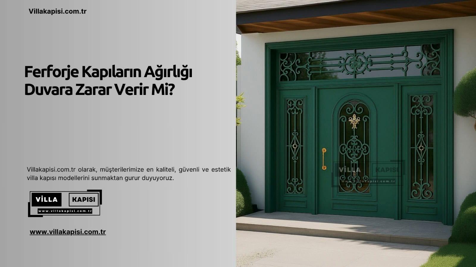 Ferforje Kapıların Ağırlığı Duvara Zarar Verir Mi? 2 Ferforje Kapıların Ağırlığı Duvara Zarar Verir Mi?