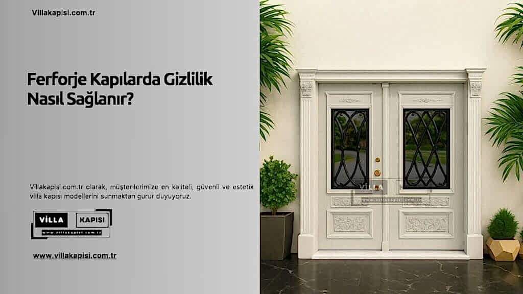 Ferforje Kapılarda Gizlilik Nasıl Sağlanır? 1 Ferforje Kapılarda Gizlilik Nasıl Sağlanır?