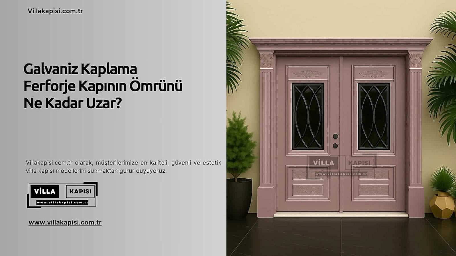 Galvaniz Kaplama Ferforje Kapının Ömrünü Ne Kadar Uzar? 2 Galvaniz Kaplama Ferforje Kapının Ömrünü Ne Kadar Uzar?