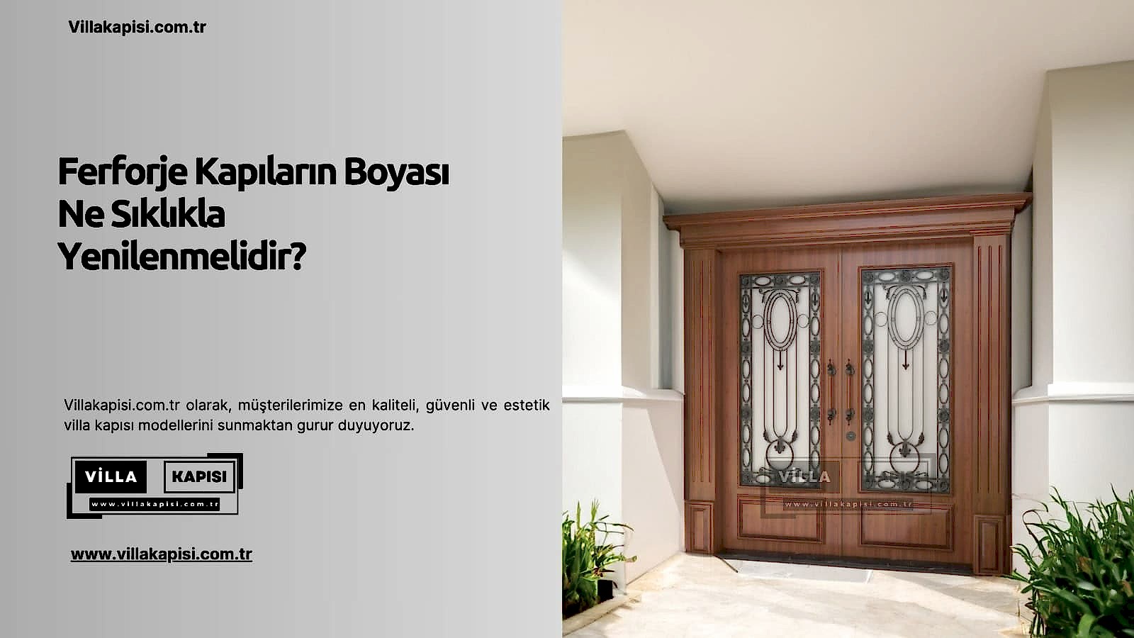 Ferforje Kapıların Boyası Ne Sıklıkla Yenilenmelidir? 2 Ferforje Kapıların Boyası Ne Sıklıkla Yenilenmelidir?