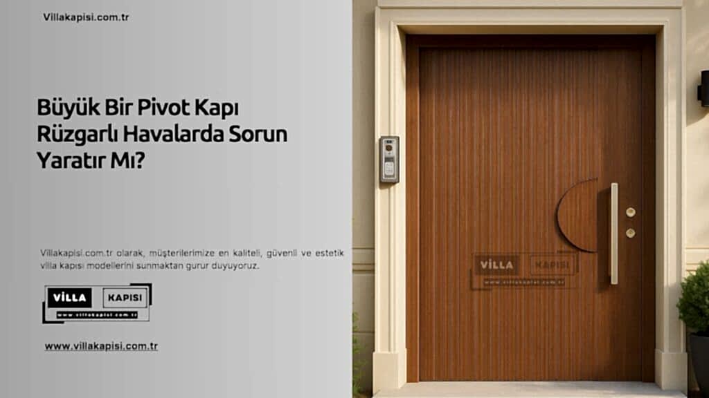 Büyük Bir Pivot Kapı Rüzgarlı Havalarda Sorun Yaratır Mı? 1 Büyük Bir Pivot Kapı Rüzgarlı Havalarda Sorun Yaratır Mı?