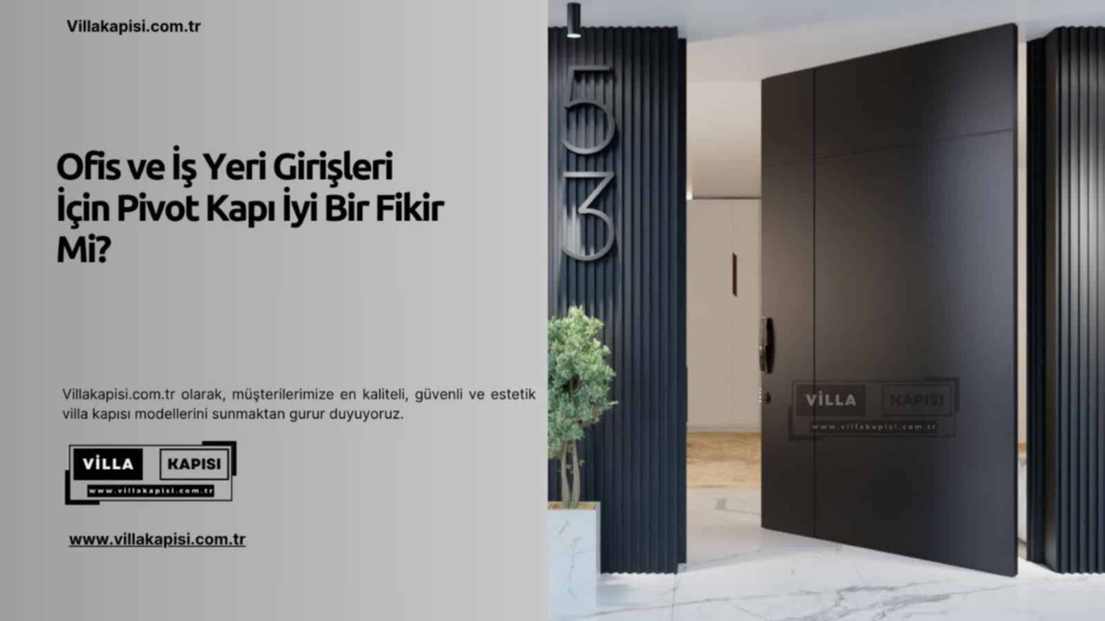 Ofis Ve İş Yeri Girişleri İçin Pivot Kapı İyi Bir Fikir Mi? 2 Ofis Ve İş Yeri Girişleri İçin Pivot Kapı İyi Bir Fikir Mi?