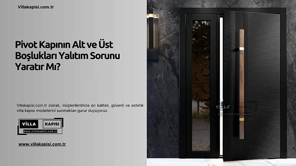 Pivot Kapının Alt Ve Üst Boşlukları Yalıtım Sorunu Yaratır Mı? 1 Pivot Kapının Alt Ve Üst Boşlukları Yalıtım Sorunu Yaratır Mı?