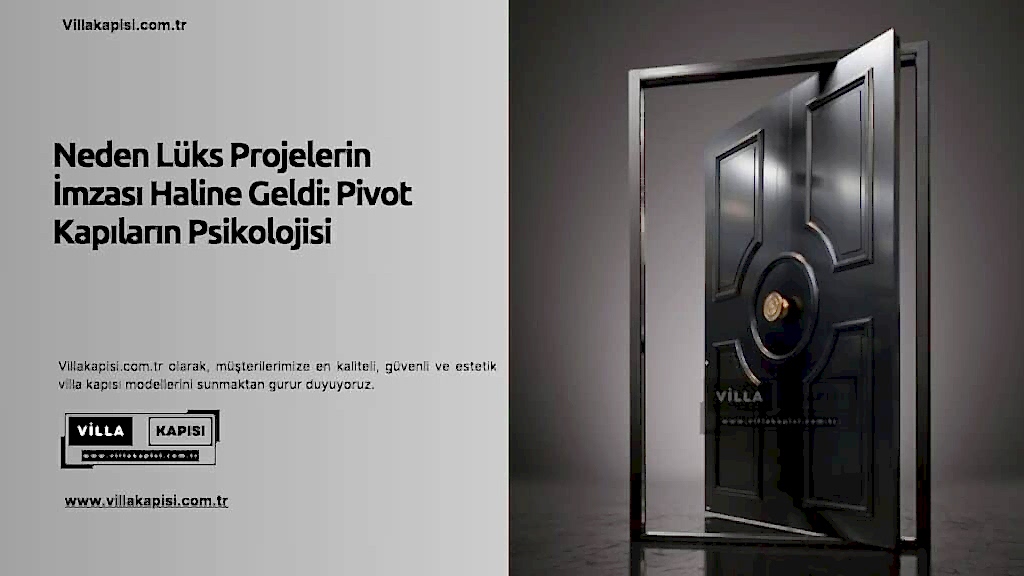 Neden Lüks Projelerin İmzası Haline Geldi: Pivot Kapıların Psikolojisi 1 Neden Lüks Projelerin İmzası Haline Geldi: Pivot Kapıların Psikolojisi
