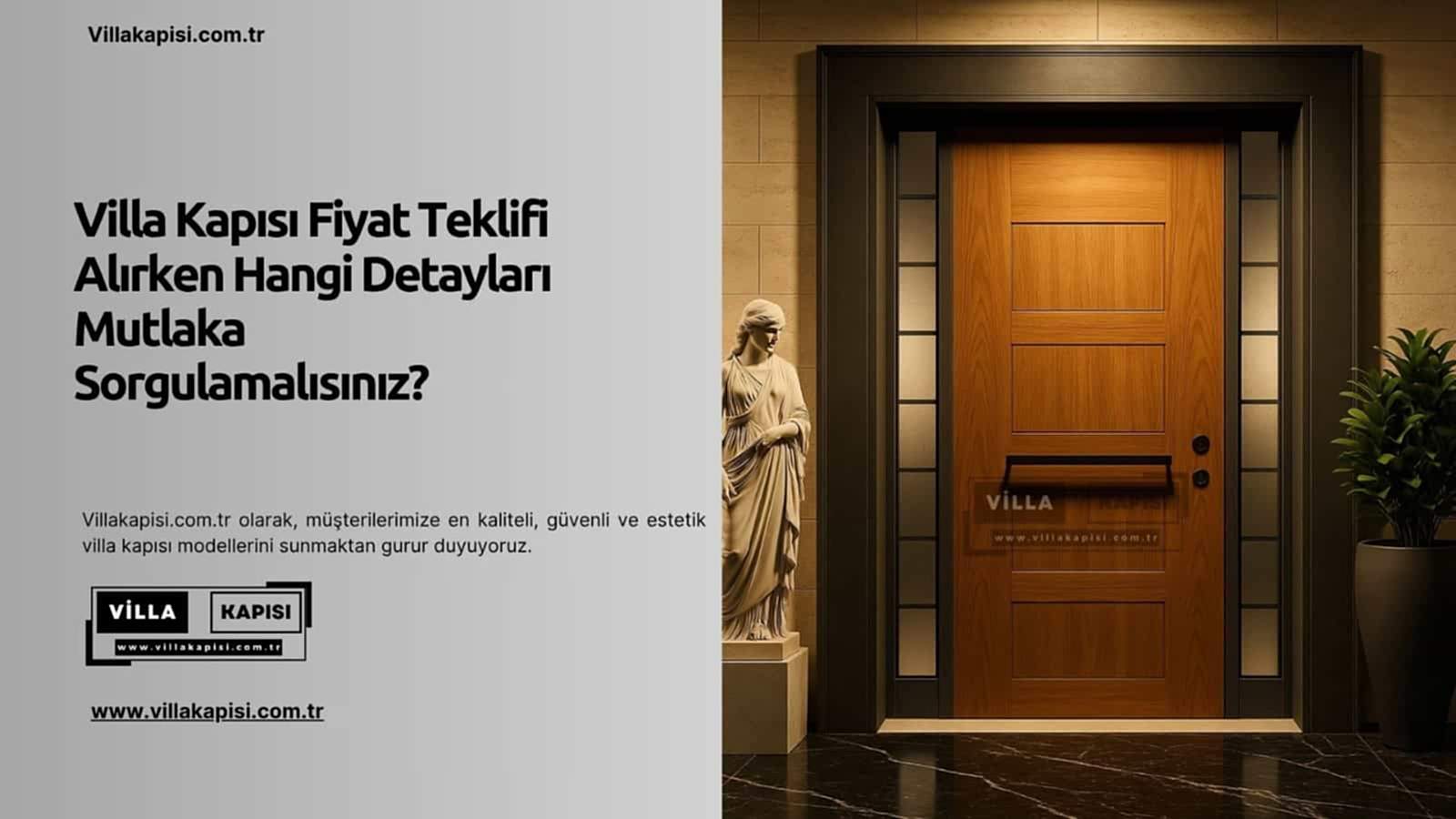 Villa Kapısı Fiyat Teklifi Alırken Hangi Detayları Mutlaka Sorgulamalısınız? 2 Villa Kapısı Fiyat Teklifi Alırken Hangi Detayları Mutlaka Sorgulamalısınız?
