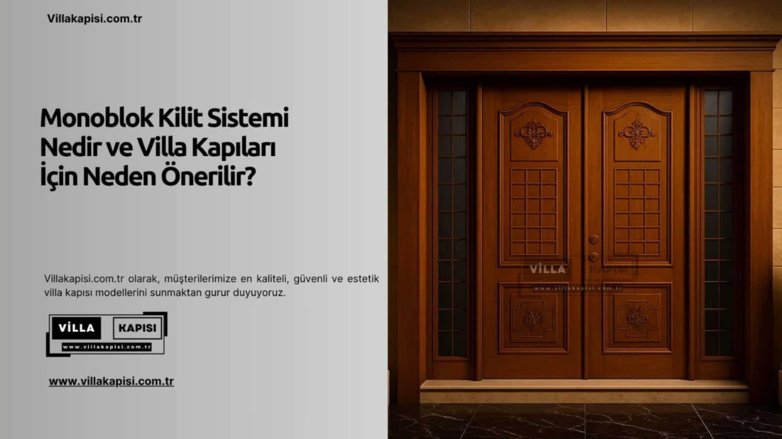 Monoblok Kilit Sistemi Nedir Ve Villa Kapıları İçin Neden Önerilir? 2 Monoblok Kilit Sistemi Nedir Ve Villa Kapıları İçin Neden Önerilir?