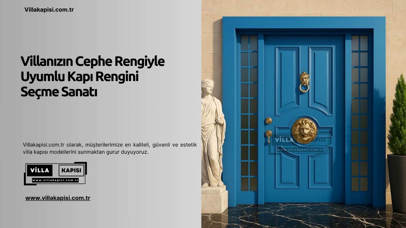 Villanızın Cephe Rengiyle Uyumlu Kapı Rengini Seçme Sanatı 2 Villanızın Cephe Rengiyle Uyumlu Kapı Rengini Seçme Sanatı